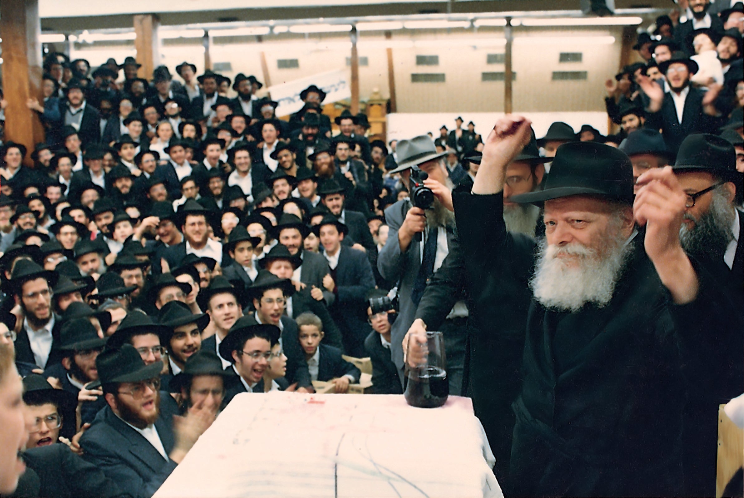 הרבי בהתוועדות